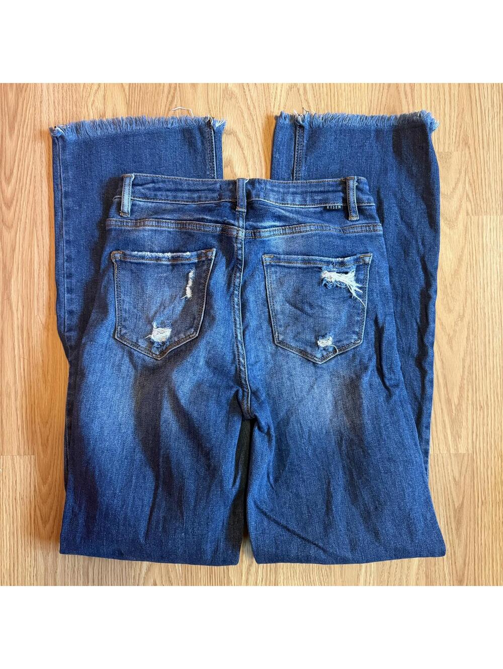 Risen Jeans Distressed Flare Jeans Boutique Size 3/26